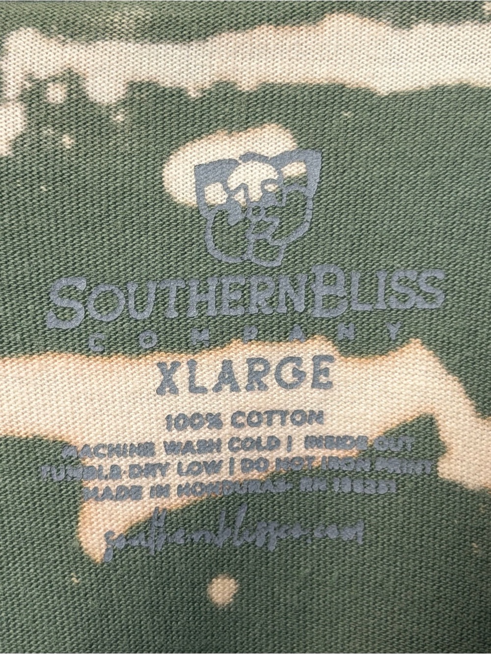 Southern Bliss Fat Bottoms Gourd Graphic Tee - Green/White Cotton Fall - Picture 4 of 6